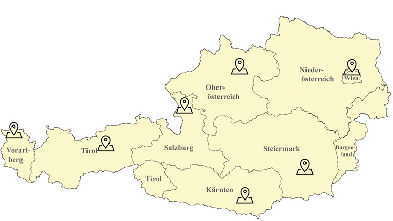 Wertlogistic locations Austria
